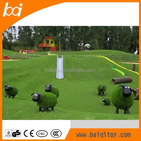 Custom Stainless Steel Outdoor Slippery Slide on the Playground Equipment