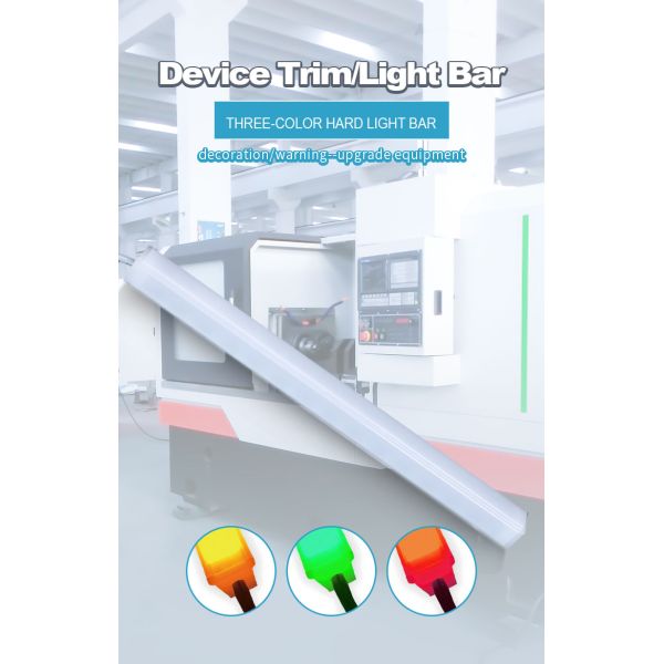 Voyant lumineux d'équipement 400lm CC 24V tricolore pour systèmes d'automatisation industrielle 1750mm