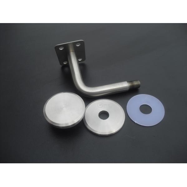 Handrail bracket glass to wall RS314, material stainless steel ss304, finishing satin, mirror