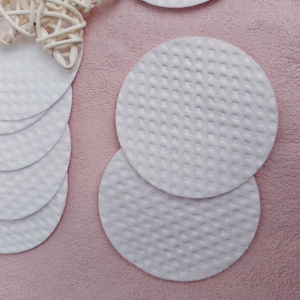 OEM Cosmetic Cotton Round Pads Facial Cotton Pads Facial Pure Makeup Cotton Pad Embossing for Face Makeup and Clean