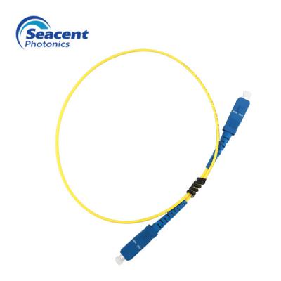 UPC Fiber Optic Patch Cord , Single Mode Simplex SC To SC Fiber Jumper