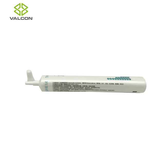 15 ML White Tube Packaging Needle Head Cap Diameter 19 MM Glossy Coating