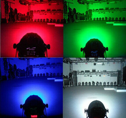 IP65 Waterproof 5IN1 RGBWA Small White LED Par Can For Outdoor Super Bright