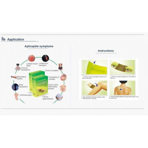 Заплаты облегчения боли физиотерапии, боль жары латают утверждение ИСО КЭ