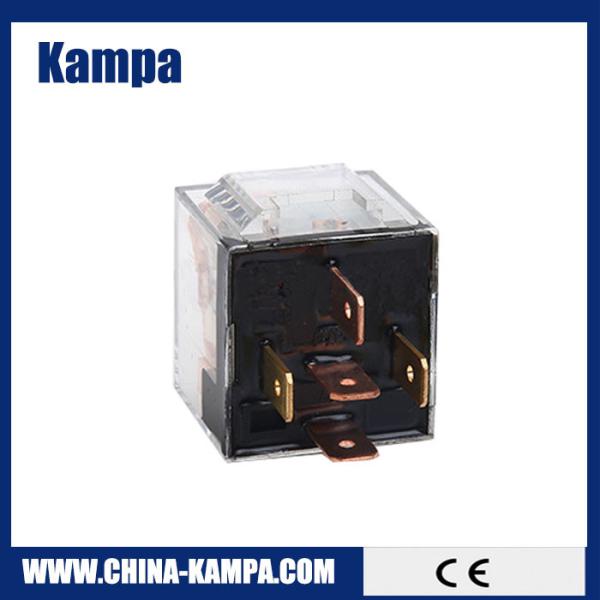 40A/60A/80A 12v 5PINS DPDT transparent electric auto relay with lamp