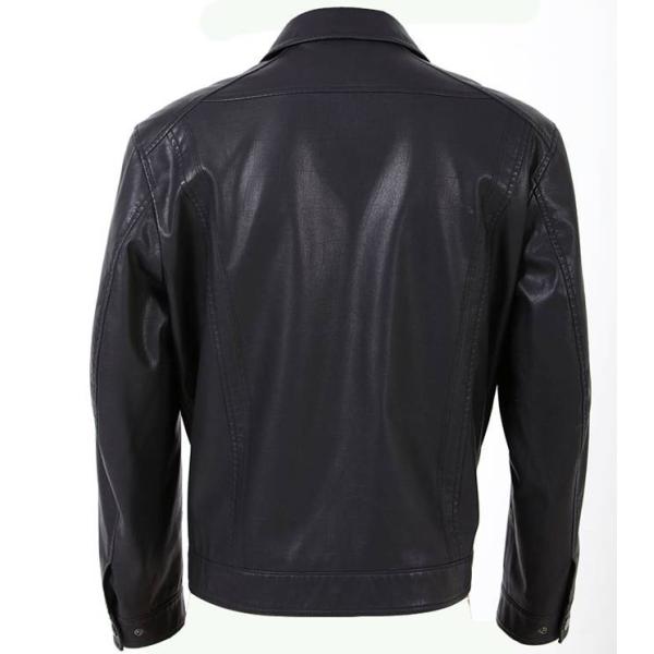 Wholesale Fashion Size 52, Size 54, Black and Knitting Mens Designer Leather Jackets