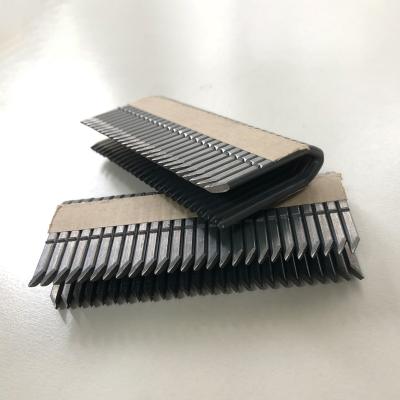 o mergulho quente de cerco farpado do calibre de 33mm Staples 10,5 galvanizou o ponto divergente