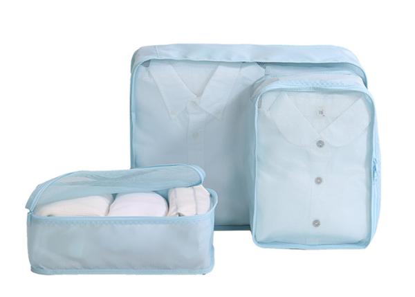 3 In 1 Set  Light Weight Travel Organizer Bag Cubes Polyester With Coating