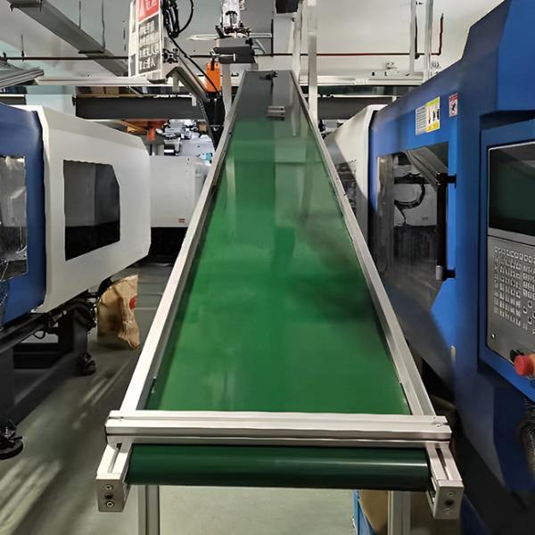 Aluminum Iron Lean Pipe ESD Belt Conveyor Line For Textile Apparel Manufacturing