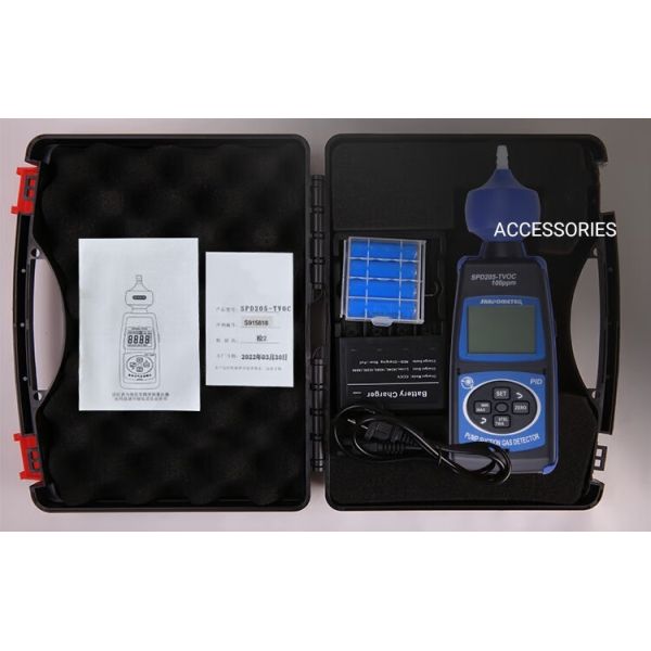 Portable TVOC Tester with 10.6eV UV Light and 0.01ppm Sensitivity for Accurate Gas Detection SPD205-TVOC-100PPM or 1000ppm