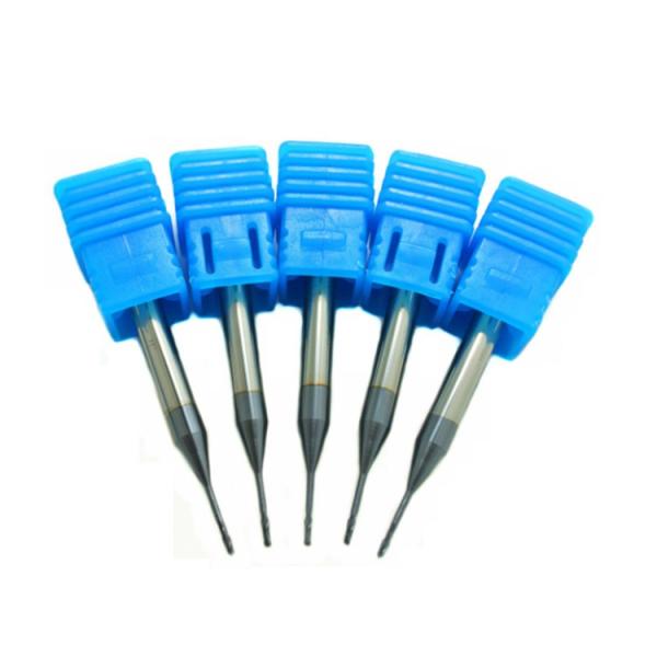 2 cortadores de fresado de microcarburo de tungsteno de flauta