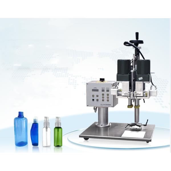 Portable semi automatic small desktop table type capping machine