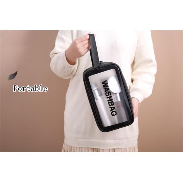 Transparent Waterproof Travel Wash Bag Hanging Makeup Storage Pouch