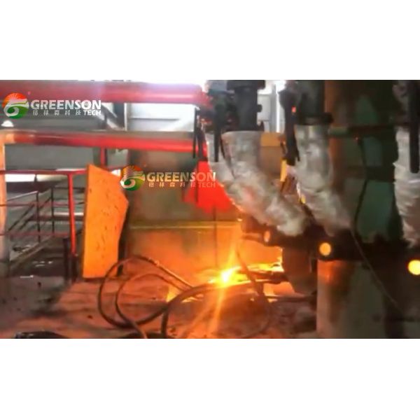 Low Cost Gas Furnace Rock Wool Production Line with PLC Control and Adjustable Felt Size for Mineral Wool Board Manufacturing