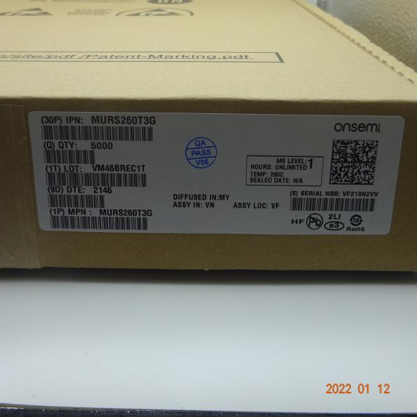Onsemi SMB Electronic IC Integrated Chip Rectifiers MURS260T3G