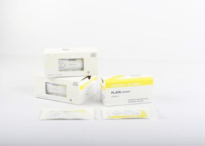 Produtos consumíveis médicos da cor bronzeado, manipulação fácil da sutura lisa do categute