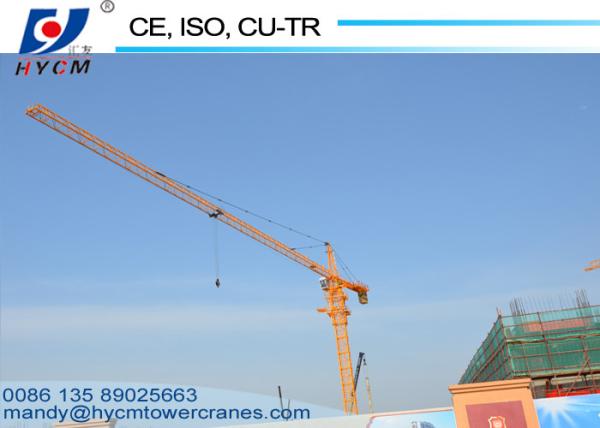 Popular Type QTZ5513/6010 Construction Tower Crane 1.6*3m Mast 8ton Hammernead Tower Crane