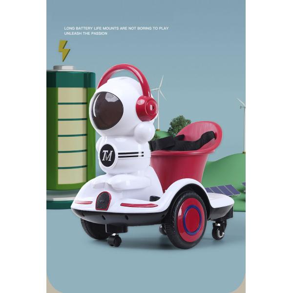 Age 4-6Y Electric Vehicles 6V 4AH Truck Car Children's Cartoon Push and Racer LED Lights Max Weight 50lbs