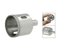 O bocado de núcleo galvanizado do diamante, o furo de prata do diamante considerou para a telha/vidro