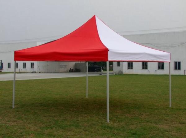 Quadro de alumínio de dobramento feito sob encomenda da barraca miradouro vermelho/branco para a propaganda da exposição
