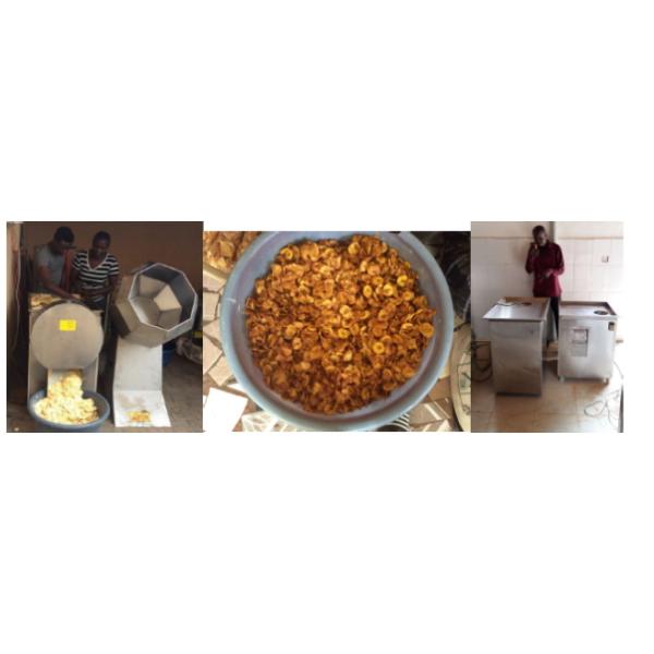 complete fried plantain chips making line stainless steel quality