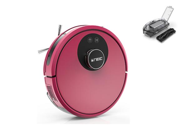 Smart Mapping Robot Vacuum Cleaner 58W Low Noise 58DB With 3200MAH Battery