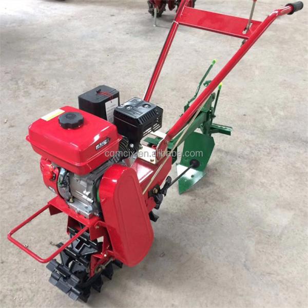 Gasoline Power Type Mini Self Propelled Power Tiller Cultivator with 160x80x55cm Size