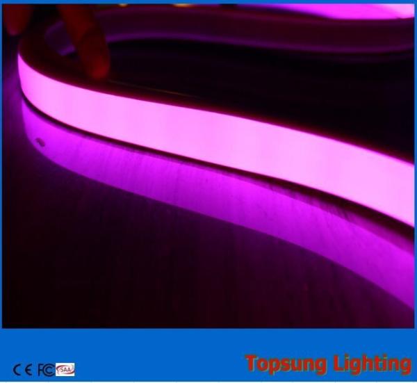 tubes en PVC violet à néon LED flex 220v 120 leds/m pour la décoration extérieure