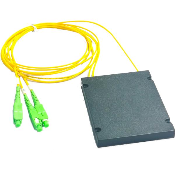 1X2 SC APC Fiber Cable Splitter Operating Wavelength 1260mm-1650mm