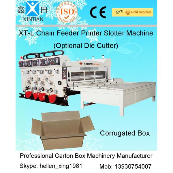 Industrial Packaging Paper Carton Making Machine For Printing Slotting