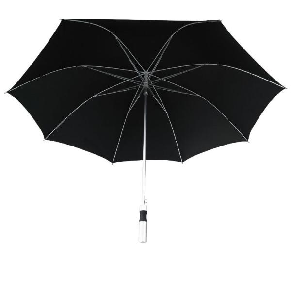 27 inch Aluminum Bone Double Outdoor Weather Umbrella Automatic Golf Business Long Handle Straight Umbrella