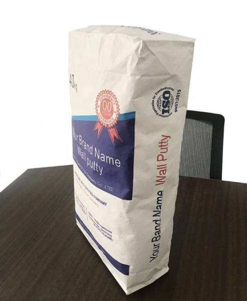 OEM que imprime sacos de papel industriais de 25kg 50kg para o material de alimento do cimento sustentável