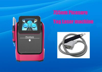 755nm Picosecond Yag Laser Tattoo Removal Machine Portable With Touch Screen