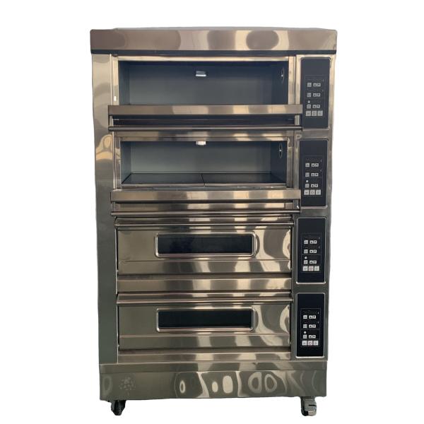 Baking Machinery Function Electric Gas Cake Pizza Oven with Competitive and 3 Deck 9 Trays