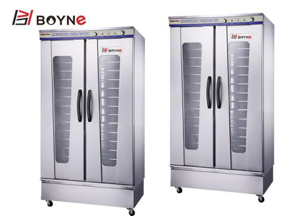 Stainless Steel Fermentation 220v Fifteen Trays Bread Proofer stainless steel doors