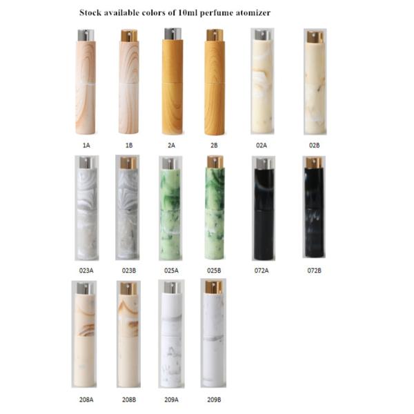 бутылка брызг атомизатора духов перемещения причудливого мраморного кармана цвета 10ml пластиковая небольшая