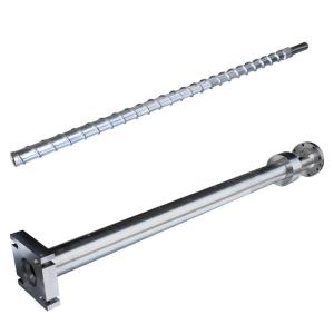 Single Plastic Extruder Screw And Barrel For PP/PE/PET Extrusion Machine