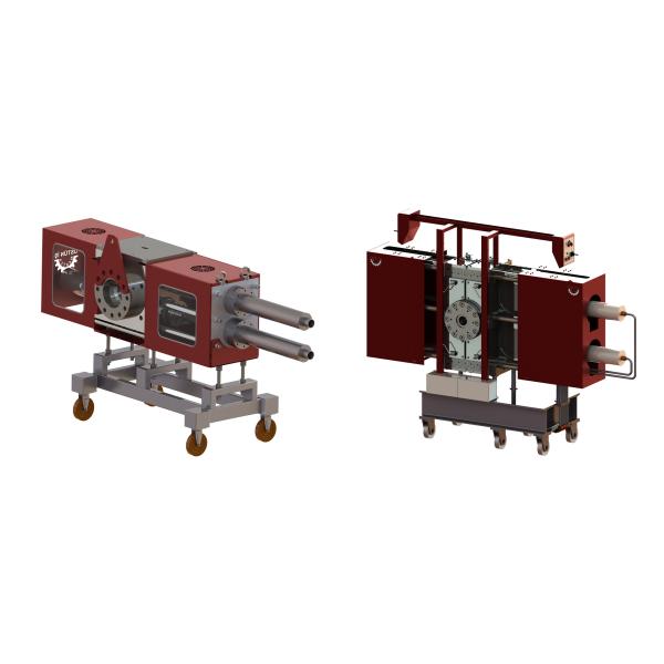 High Speed Plastic Agglomerator Machine , 95KW Plastic Recycling Extruder Machine