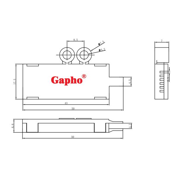 Three Piece Suit Fiber Optic Fan Out Kit 6 Core 12 Core Fok-05