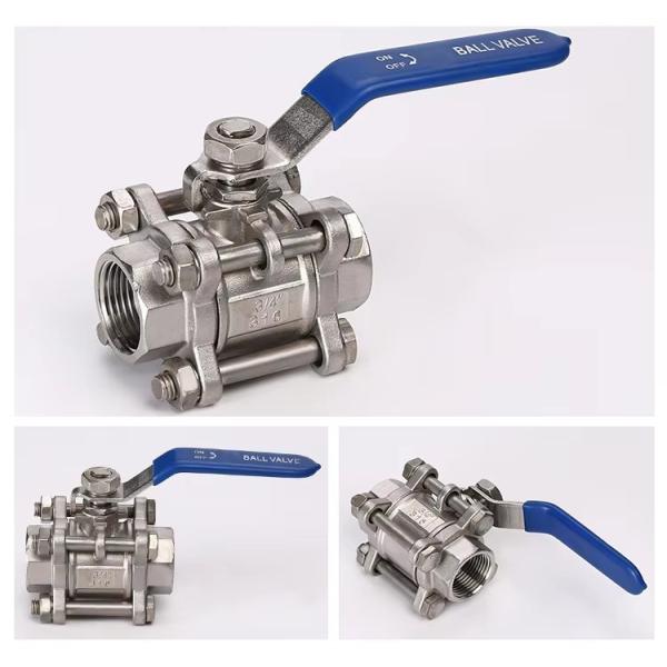 1/2 до 4 дюймов 3 кусочка задницы сварный нержавеющий сталь шаровой клапан 1000WOG