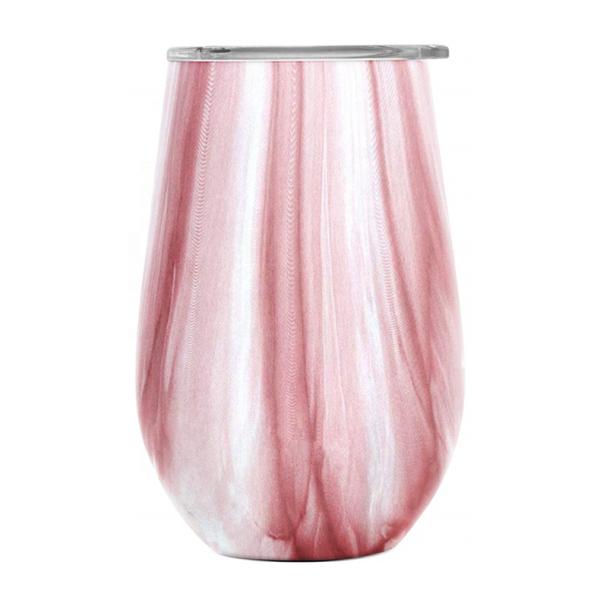 9OZ Wine Tumbler Cups Vacuum Insulated Wine Tumbler With Lid Personalized