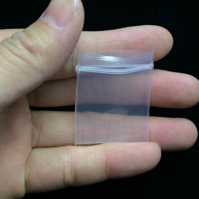 Herb Packaging Mini Plastic Zipper Bags / Clear Poly Bags 3*4cm Size