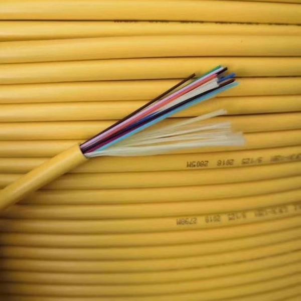 Cabo de fibra ótica interno do núcleo da bainha GJFJV 8 de LSZH