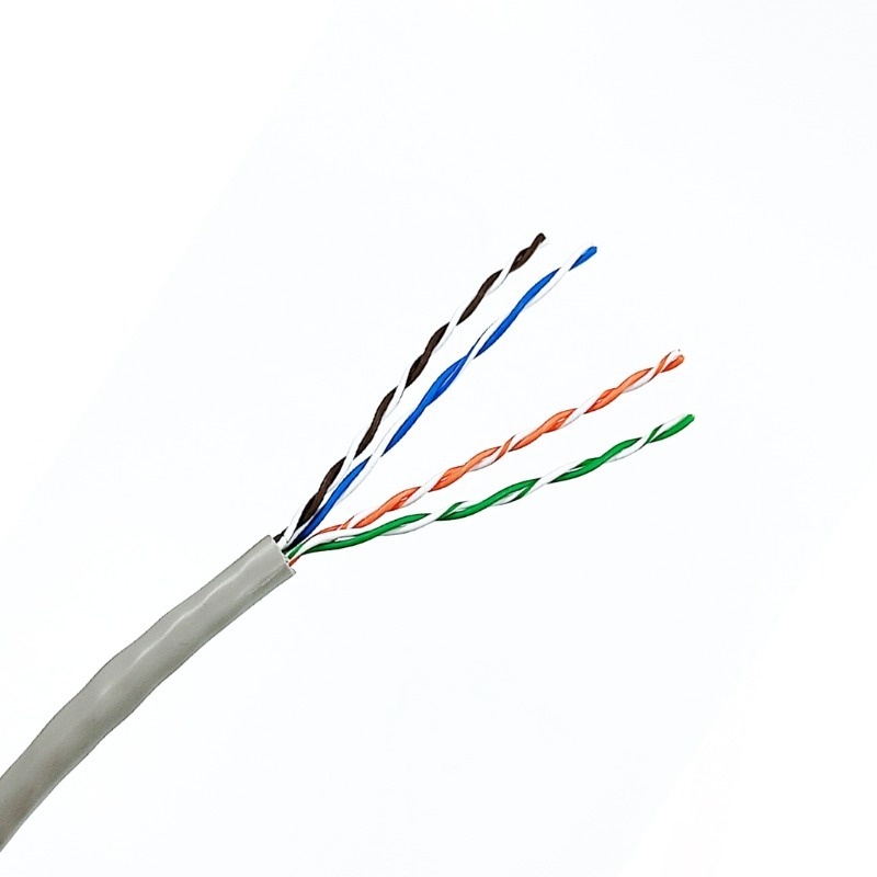 CAT5E UTP Communication Wire and Cable 4P 26AWG With HDPE Insulation PVC Jacket