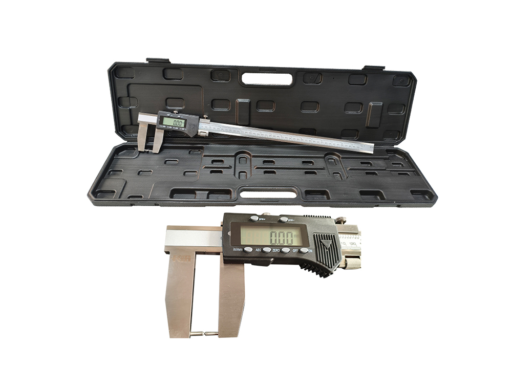 0-200mm/0-8" Cylindrical Head Outside Groove Digital Caliper for O-ring grooves