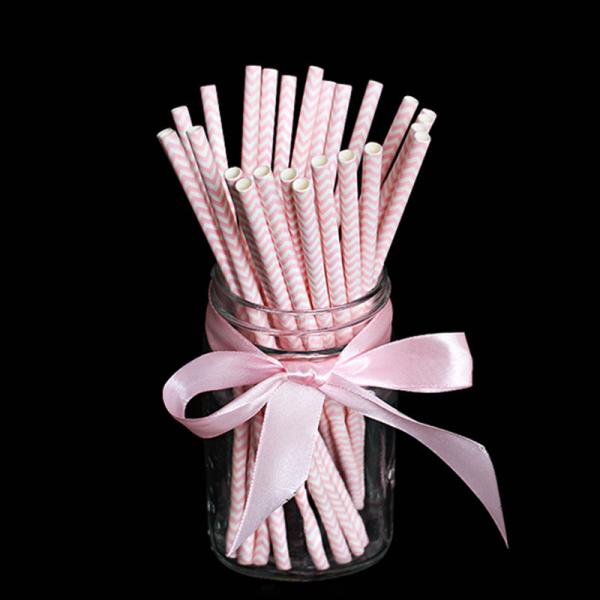 FDA Certificate Biodegradable Paper Straws Food-grade Recyclable Printed Eco-friendly Paper Straws with diff designs