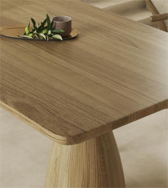 Solid Oak Wood Rectangle Dining Room Table 8 Seater ODM