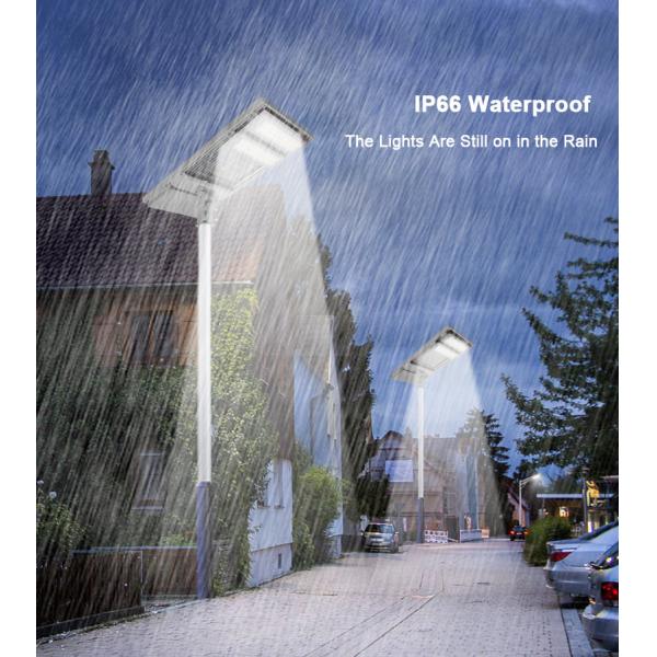 High Brightness 7070SMD Solar Street Light  IP65 Integrated Outdoor Lighting With MPPT Controller