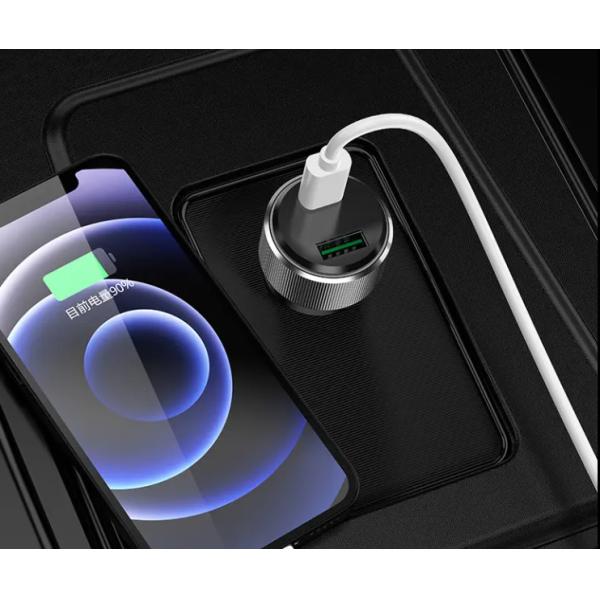 2 Ports 45W Dual Type C USB Car Charger Fast Charging Power Adapter