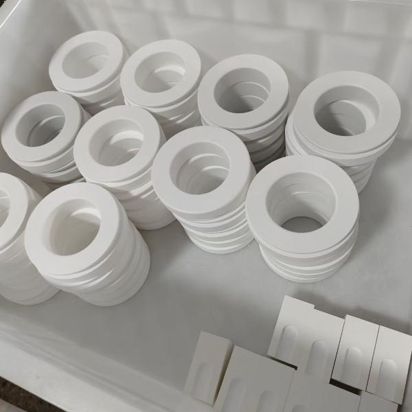 Size Customized Hot Press Boron Nitride Ceramic Parts High Thermal Hot Pressed Boron Nitride BN Insulating Ring